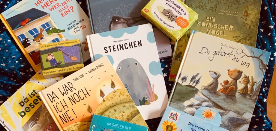 Children's book selection for the daycare centre children