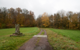 Road networks in the Saarpfalz district Rural path towards the forest