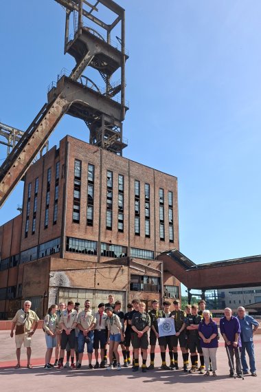Les scouts polonais, allemands et français au Parc Explor Wendel à Petite-Rosselle