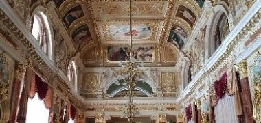 L'intérieur de la Philharmonie de Lviv