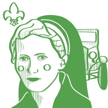 Dessin numérique du portrait d'une femme