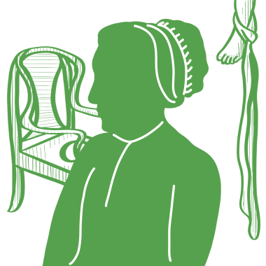 Dessin numérique du portrait d'une femme