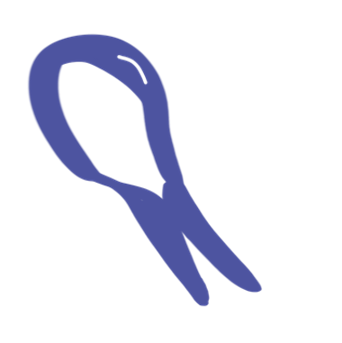 Dessin numérique du contour d'une paire de ciseaux romains.