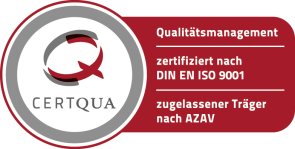 Finanziamenti e cooperazioni Sigillo di approvazione per la gestione della qualità da parte dell'organizzazione AZAV