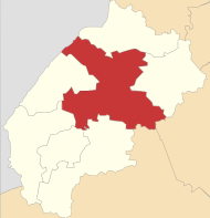 La mappa dell'oblast' di Lviv e del distretto di Lviv è segnata in rosso.