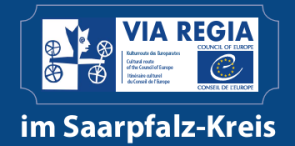 Una mappa della Via Regia nel distretto di Saarpfalz