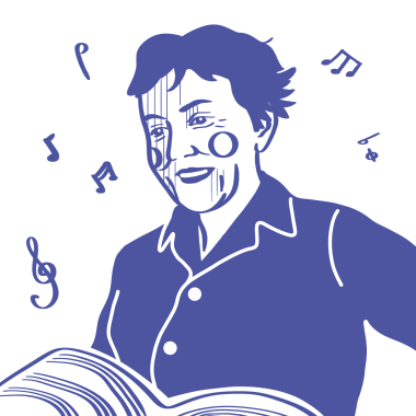 Disegno digitale di un ritratto di donna