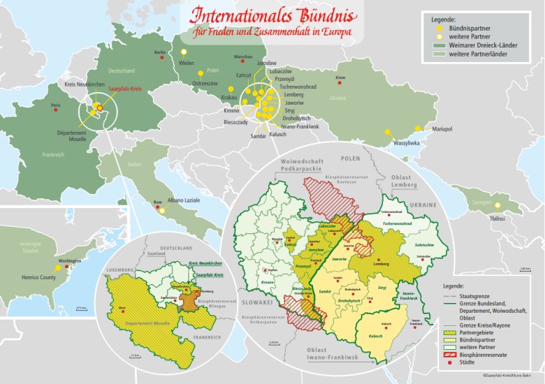 Międzynarodowy sojusz Mapa sojuszy międzynarodowych w Europie