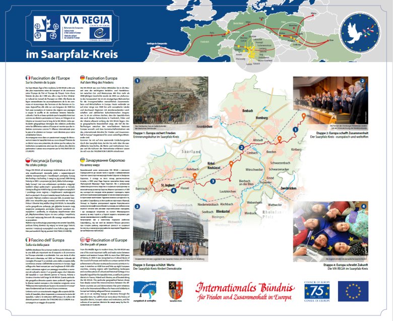 Zarząd Via Regia Deklaracja dotycząca Via Regia w okręgu Saarpfalz