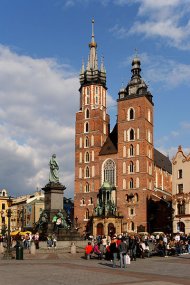 Костел Святої Марії в історичному центрі Кракова