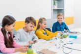 Schoolchildren,Putting,A,Robot,Together,During,Stem,Robotics,Lesson Schoolchildren,Putting,A,Robot,Together,During,Stem,Robotics,Lesson