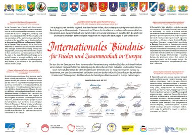 Ein Bild der Urkunde Internationales Buendnis