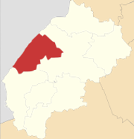Eine Karte der Oblast Lwiw und der Rajon Jaworiw ist rot markiert