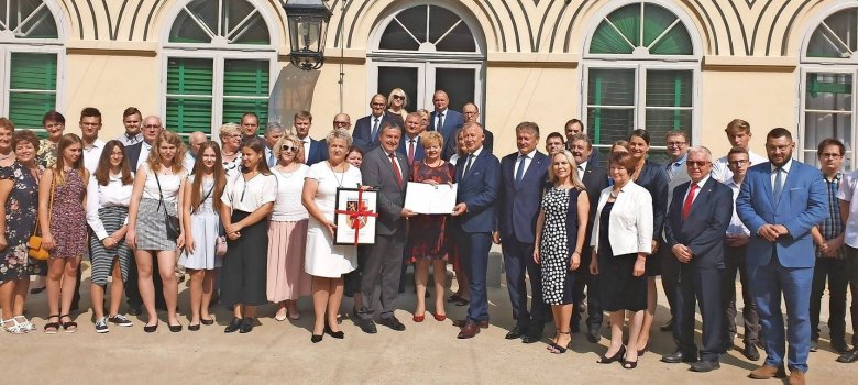 Unterzeichnung der Absichtserklärung am 30. August 2019 im Schloss von Łańcut Unterzeichnung der Absichtserklärung am 30. August 2019 im Schloss von Łańcut
