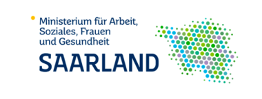 Ministerium Saarland Das Logo des Ministeriums für Arbeit, Soziales, Frauen und Gesundheit