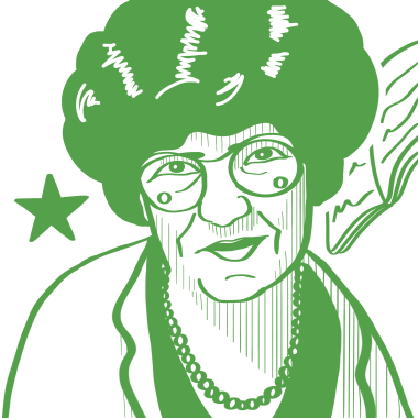 Digitale Zeichnung des Portraits einer Frau