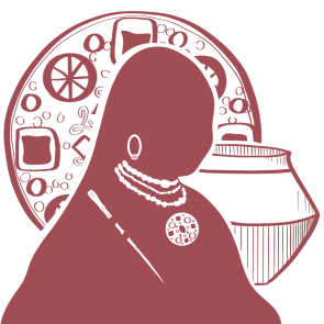 Digitale Portrait-Zeichnung einer Frau